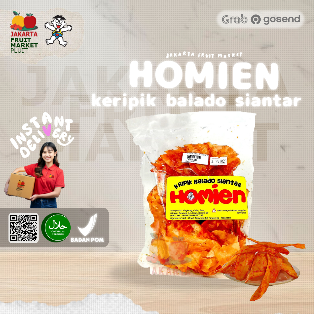 

(CEMILAN INSTAN) HOMIEN KRIPIK BALADO SIANTAR