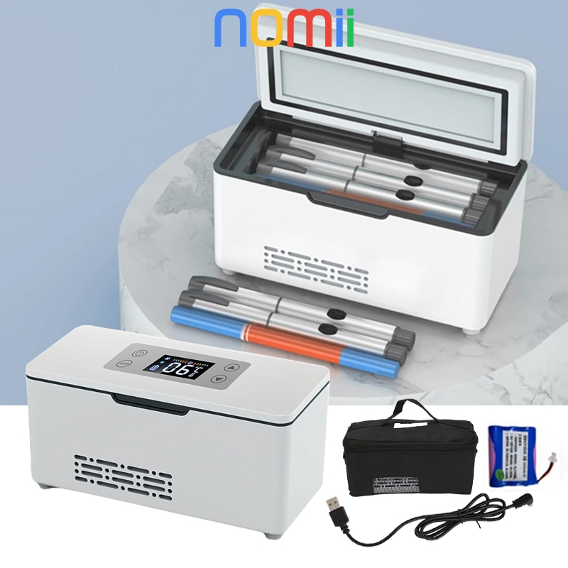 Kotak Pendingin Penyimpanan Insulin Mobil Universal Pendingin Insulin Tas/Insulin Cooler Travel Case