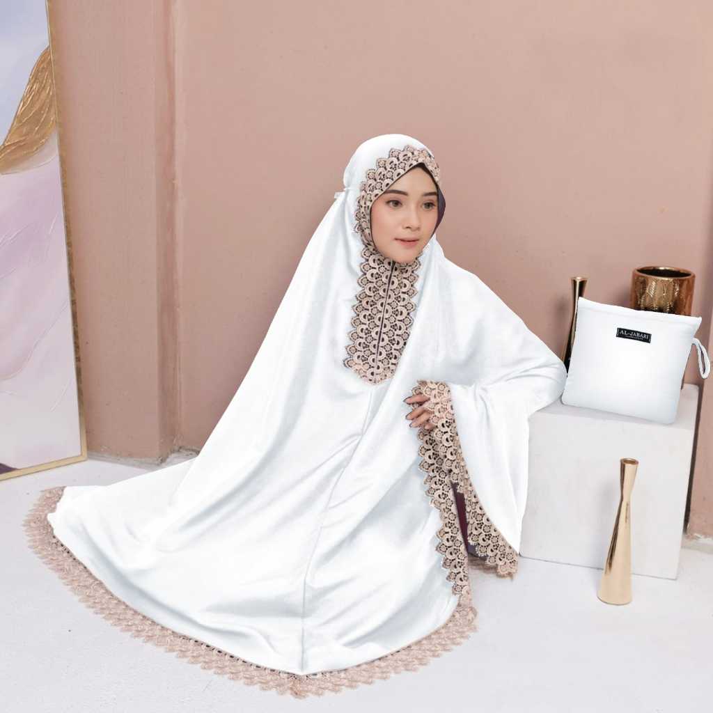 RC Mukena Al-Jabari Dewasa Premium Terbaru 2in1 Resleting