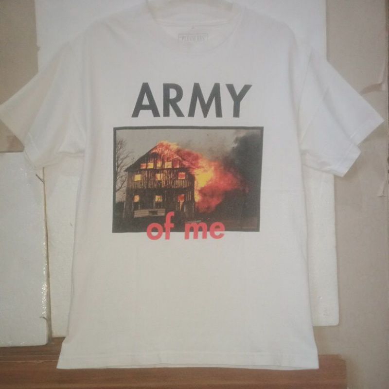 PLEASURES army of me t shirt built up size M fit L SECOND ORIGINAL