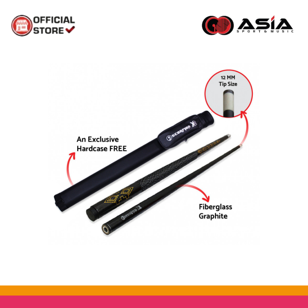 Stick Billiard Scorpion Graphite | Billiard | Stick Billiard X2 tip 12mm