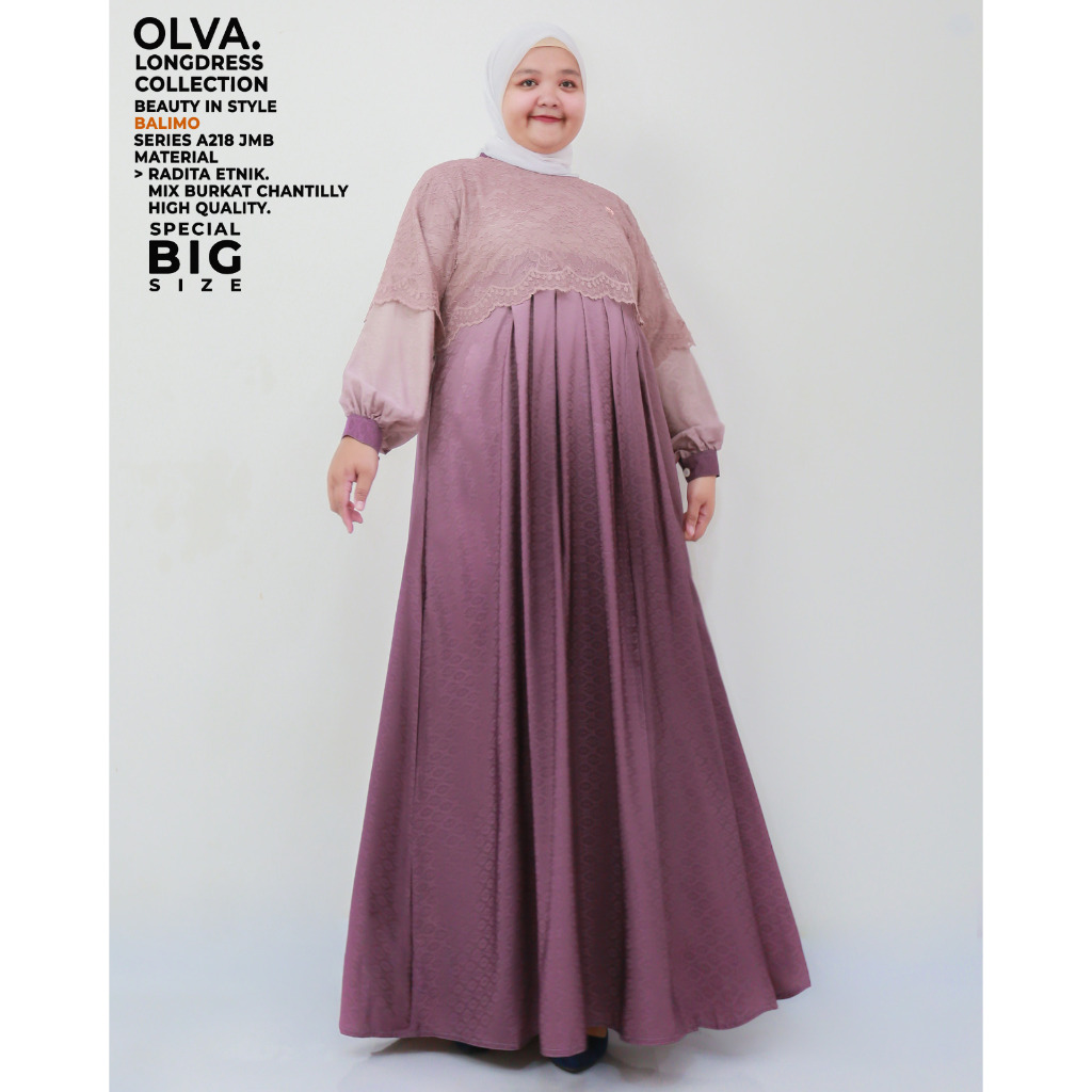 DRESS JUMBO OLVA BY BALIMO ORI