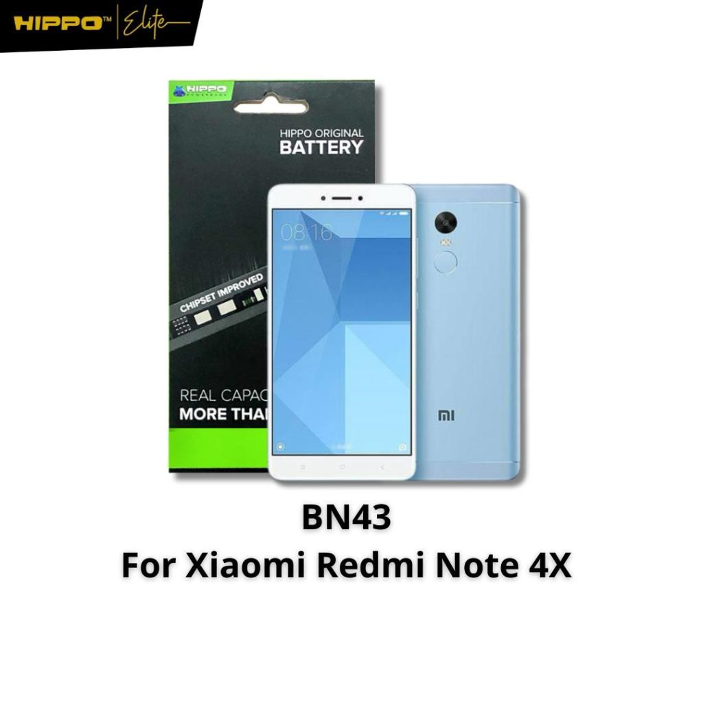 Hippo Baterai ORI 100% BN43 Xiaomi Redmi Note 4X Snapdragon 4100mAh ORI Battery Batere Batu Batre Ba