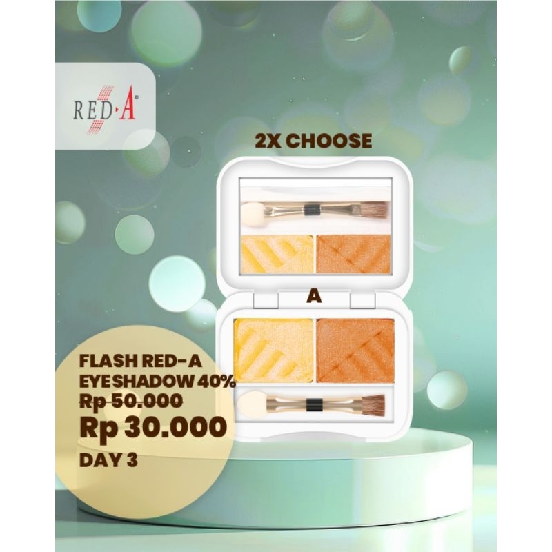 Paket 2 Red A Eyeshadow Red A Cosmetics