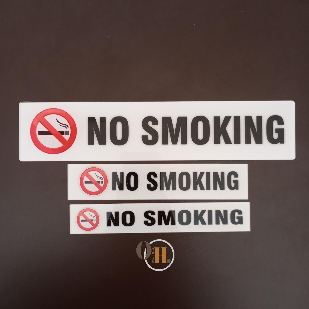 

Akrilik No Smoking Area - Dilarang Merokok - Area Dilarang Merokok