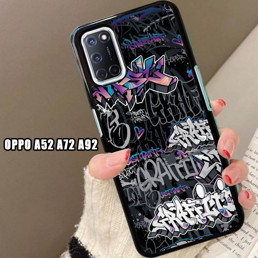 Case Glossy , Case OPPO A52 A72 A92  , Motif Keren- Silikon - Case Glossy - Casing - Terlaris - Terb