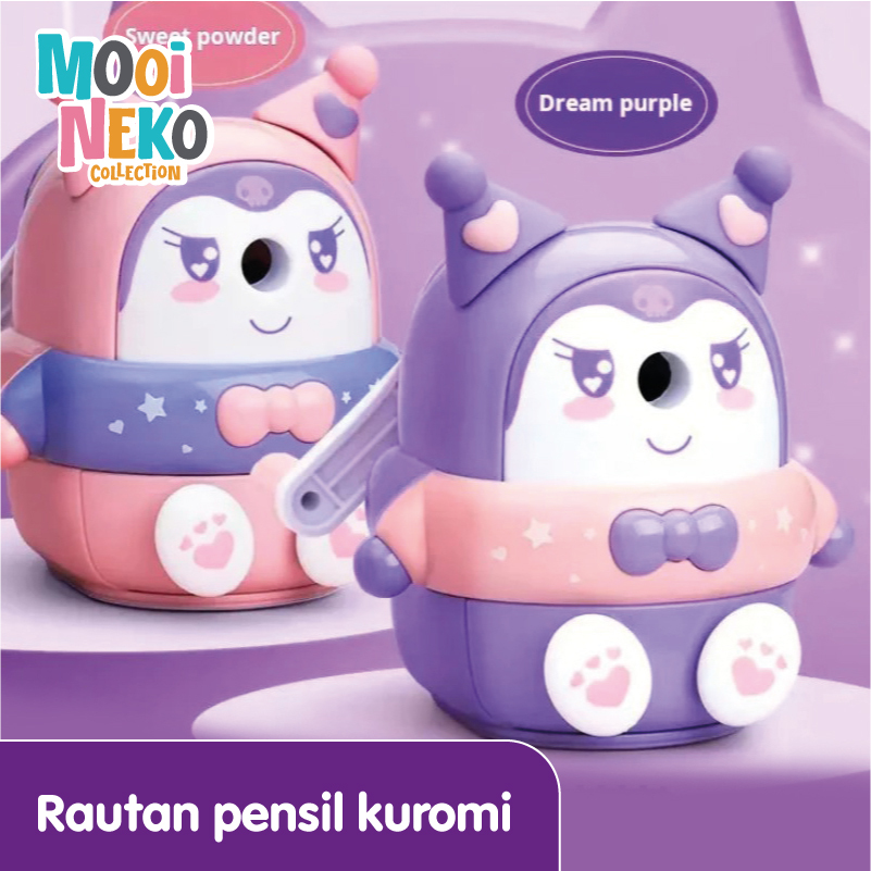 

RAUTAN PENSIL PUTAR ANTI MACET OTOMATIS MENGELUARKAN PATAHAN PENSIL SERUTAN PENSIL SHARPENER 8636 KARAKTER KUROMI