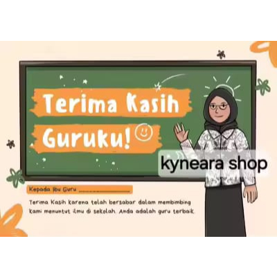 kartu ucapan hari guru / greeting card teachers day