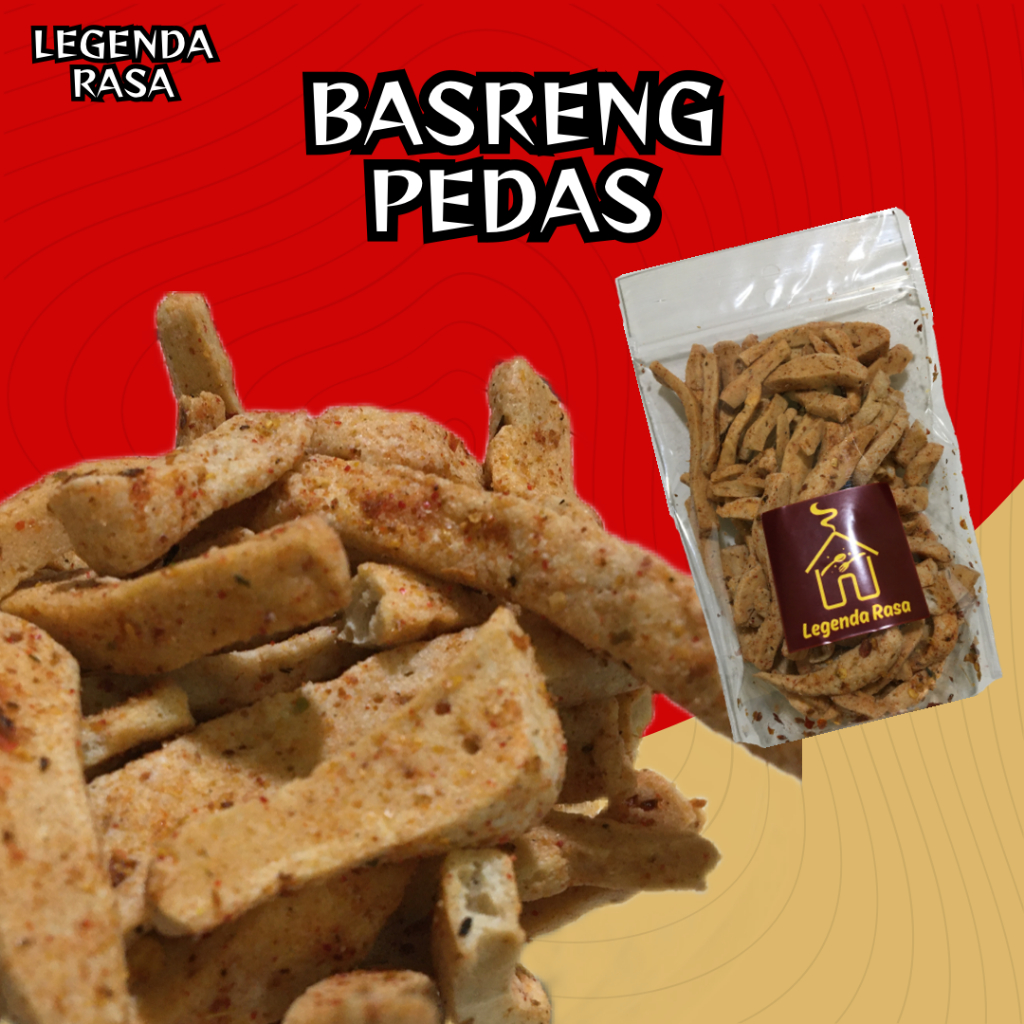 

BASRENG PEDAS LEGENDA RASA 165 gr Enak Lezat Renyah Krispy Ekonomis Murah Snack Camilan Jajanan Jajan