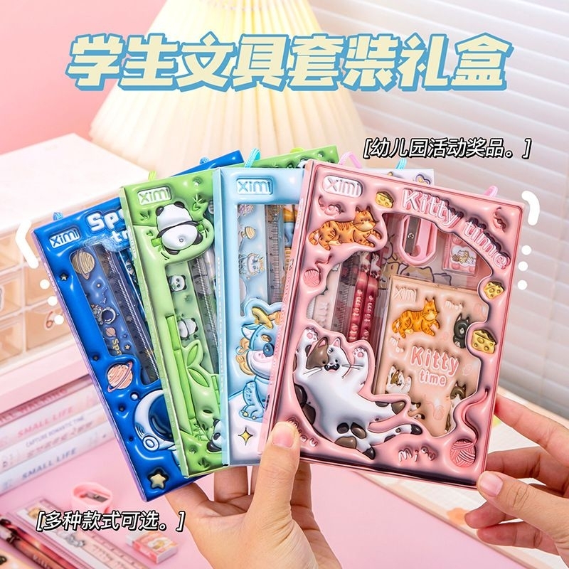 

Pensil Set Kotak 6 pcs Alat Tulis Sekolah Anak Set Berkarakter