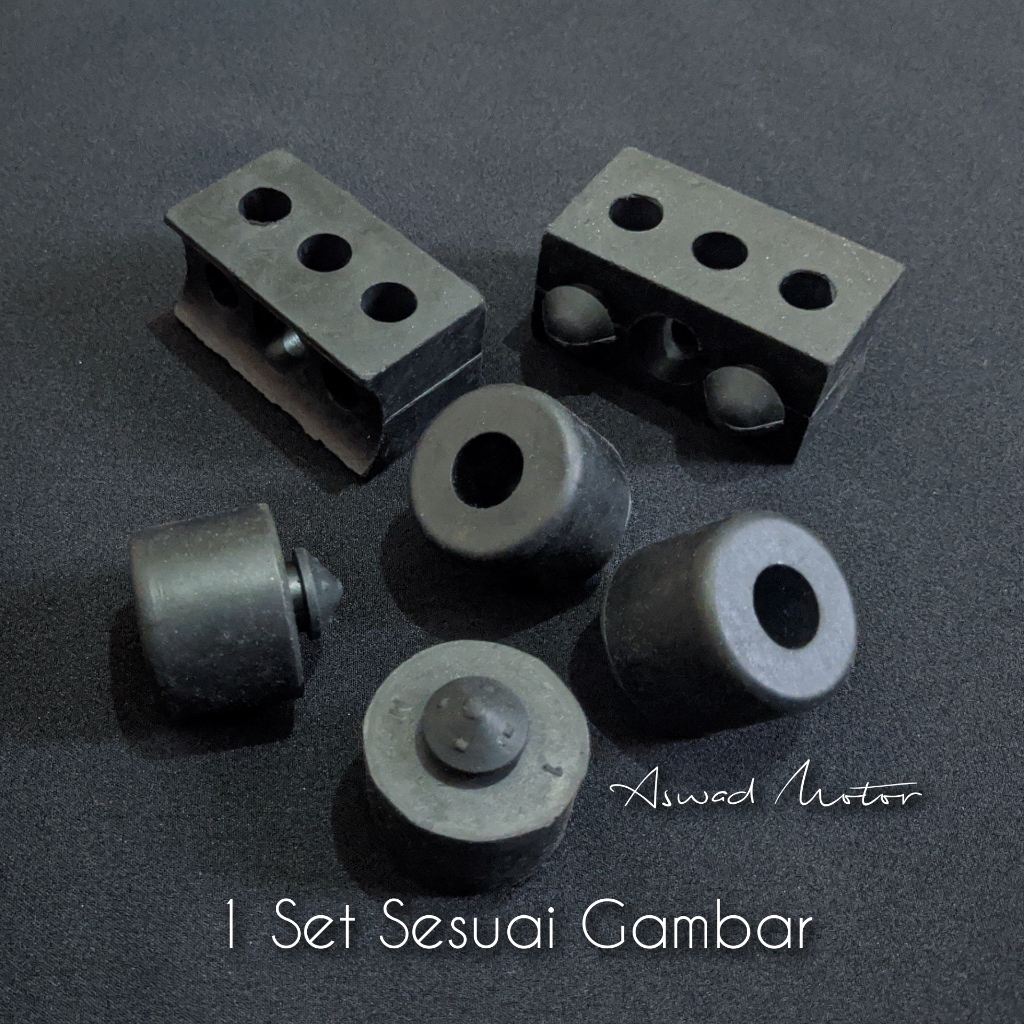 1Set Karet Ganjal Jok Honda Tiger Revo Original Set / Karet Bantalan Jok Tiger Revo / Karet Jok Hond