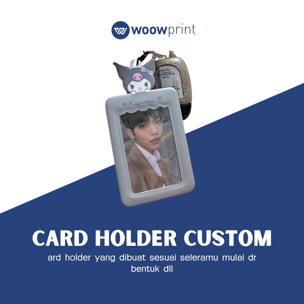 

CUSTOM CARD HOLDER AKRILIK | ID CARD | UV PRINT | photocard Print UV