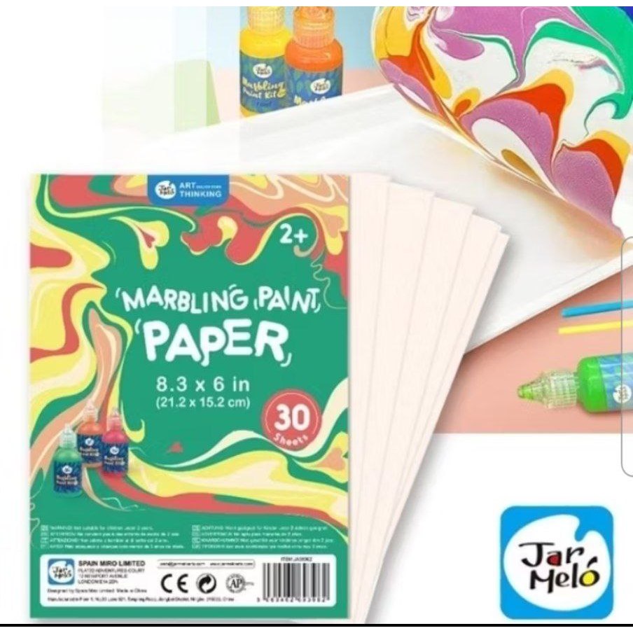 

water marbling paint art kit