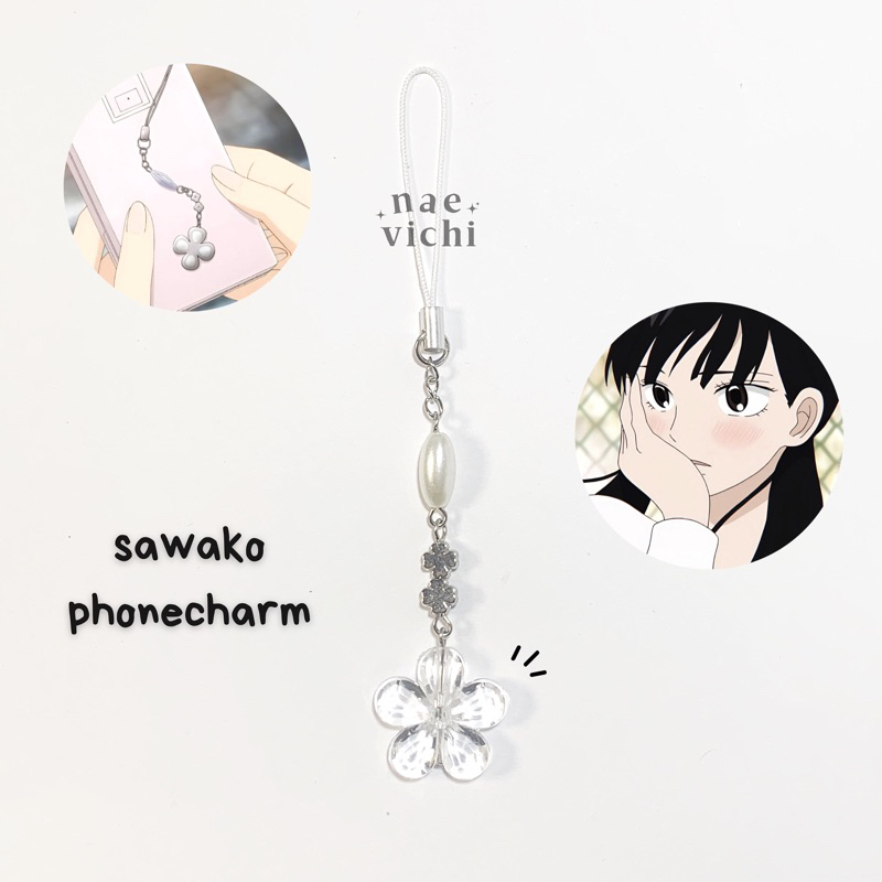 sawako kimi ni todoke inspired phone charm | bead keychain | phone charm