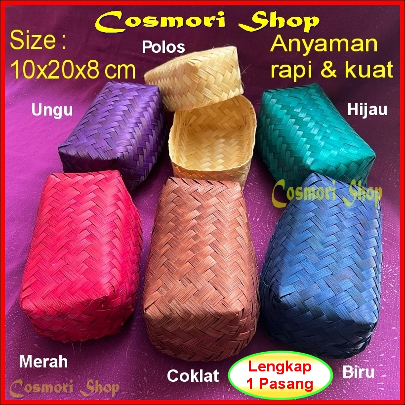 

Besek Bambu Warna Anyaman Hajatan Kotak Hantaran Kue Size 10 20 cm Berkat Untuk Pesta Nasi Cantik Berkatan Hampers Dimsum Jinjing Ukuran Box Kecil Selametan Seserahan Syukuran Isi Souvenir Syukuran Kekinian Modern Susun Unik Murah Jumbo Besar Persegi Isi