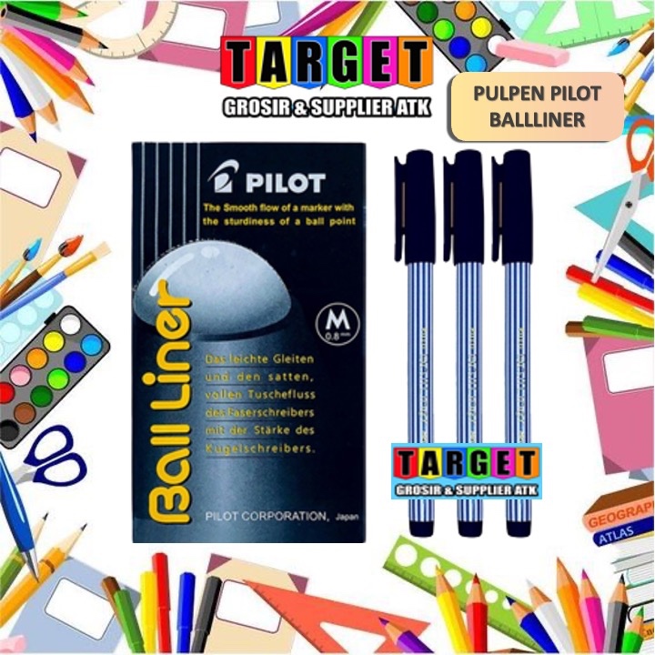

PULPEN BALL LINER / BALLPOINT PILOT / PULPEN MURAH / BOLPEN