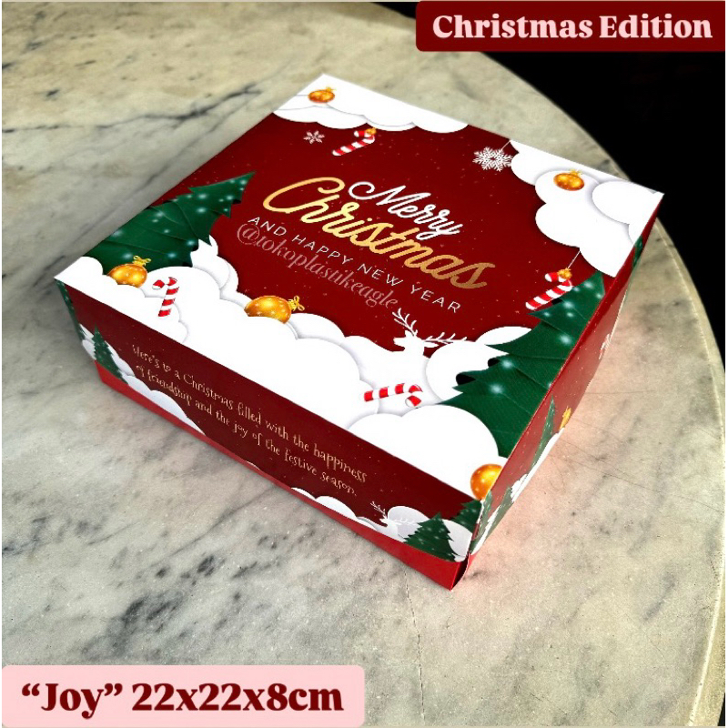 

[CHRISTMAS EDITION] Dus natal kode “JOY” uk 22x22x8cm