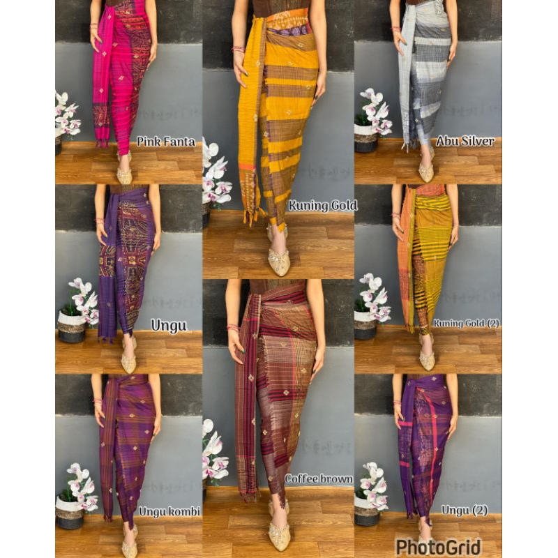 KAMEN ENDEK TENUN LEMBARAN SET SELENDANG