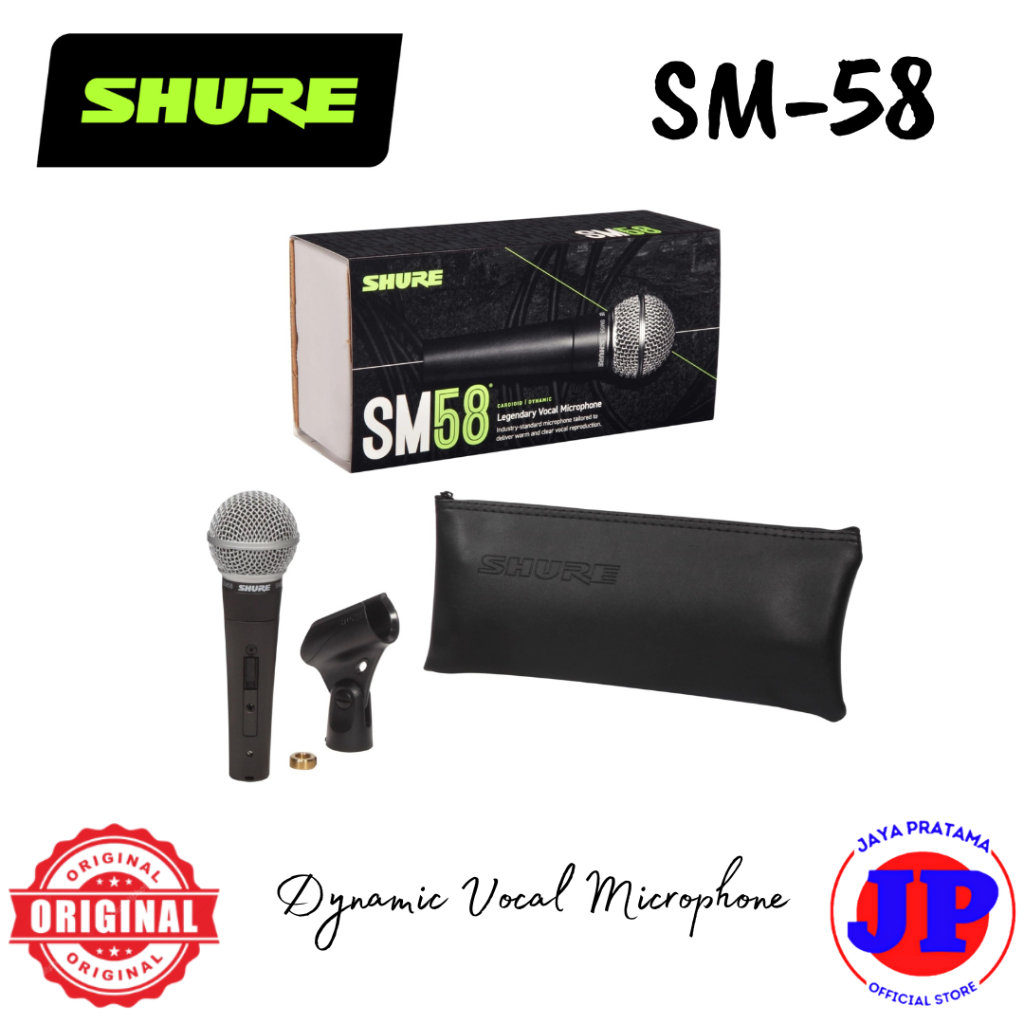 Shure SM58 Dynamic Vocal Microphone Original SM-58