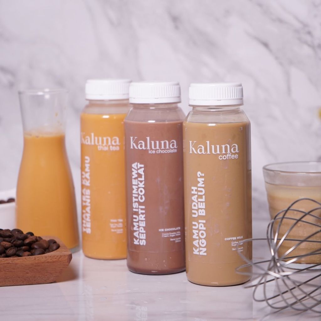 

Kaluna Cakes Minuman Ready to Drink 250 ml - Thai Tea - Ice Chocolate - Coffee Milk