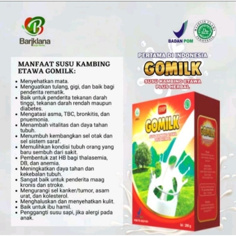 

Susu Gomilk,Susu Kambing