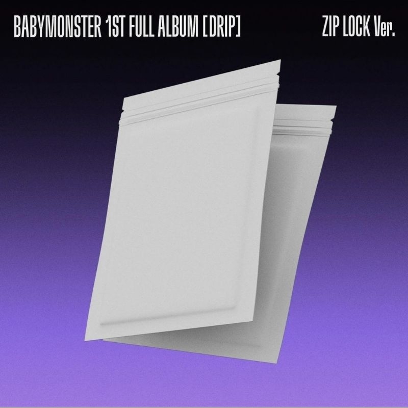 [PO] BABYMONSTER - 1st Album [Drip] (Zip Lock Ver.) / ALBUM BABYMONSTER DRIP ZIPLOCK VERS