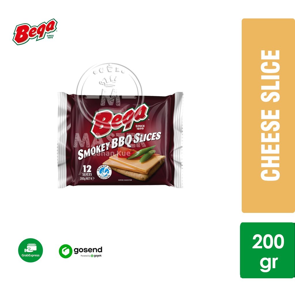 

Keju Cheese Slice isi 12 SMOKY BBQ BEGA Keju Rasa Daging Asap 200g [KHUSUS INSTANT]