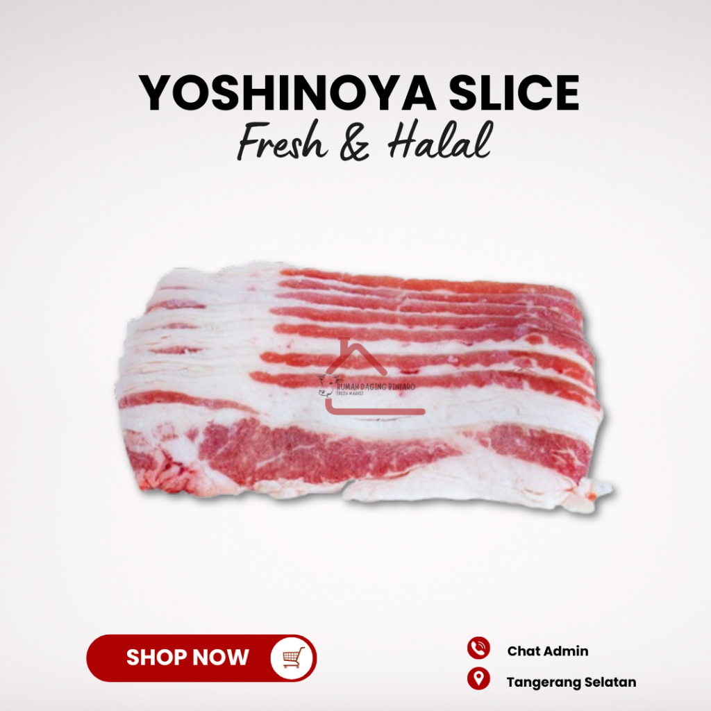 

Daging Sapi Yoshinoya Slice Fresh Halal 500gr Tangerang Selatan