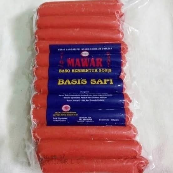 

MAWAR SOSIS 500 GR MERAH BASIS