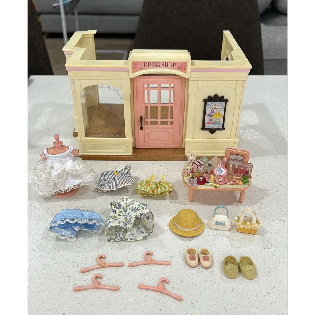 Sylvanian Dress Shop Vintage RARE