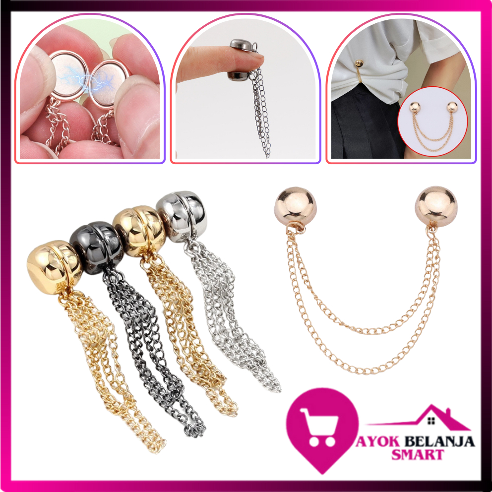 ABS Pin Magnet Hijab Pin Hijab Magnet Magnetic Pin Hijab Peniti Magnet Jilbab Magnet Jilbab Super Ku