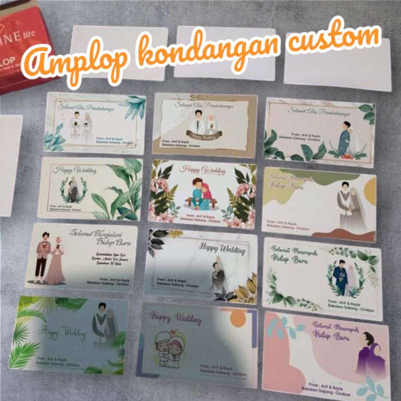 

Amplop Kondangan Custom Nama dan Alamat Murah | Amplop Buwuhan Murah