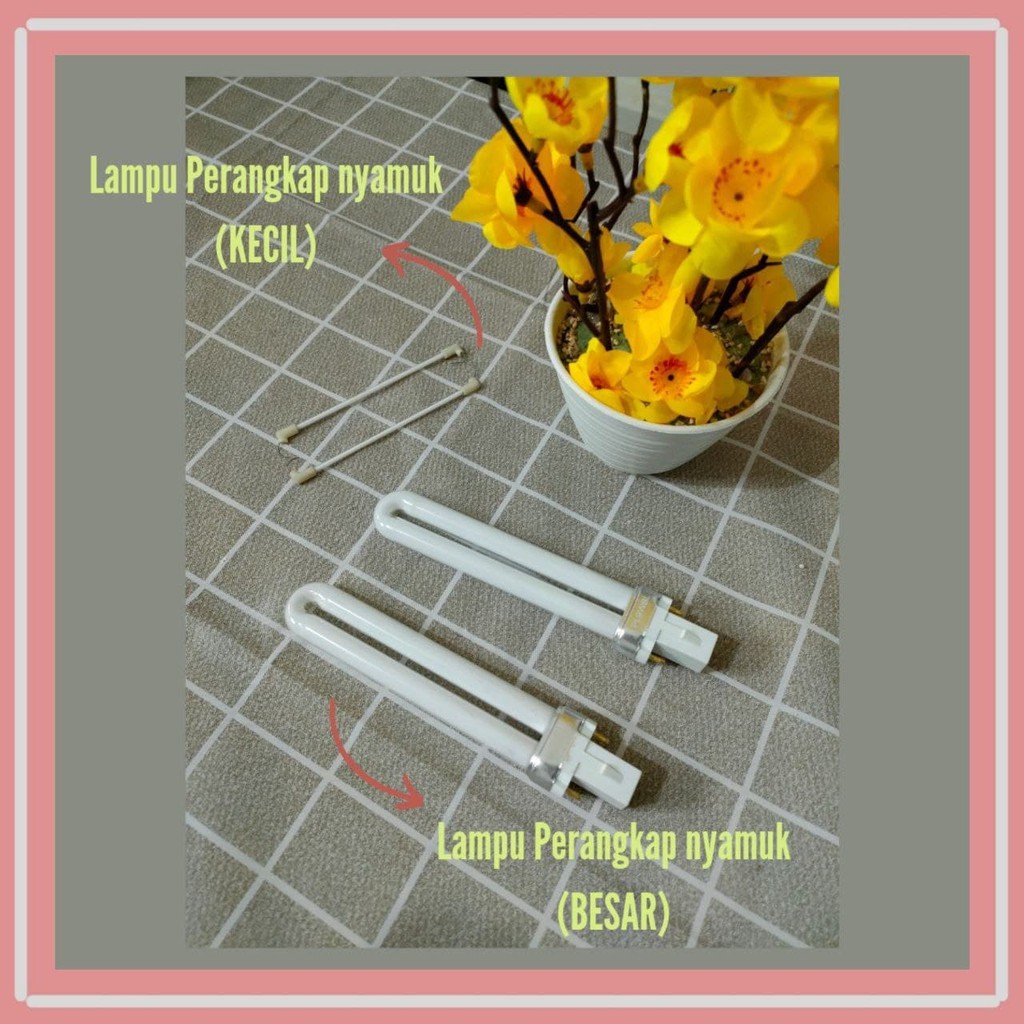Lampu UV Perangkap Nyamuk ukuran KECIL dan BESAR