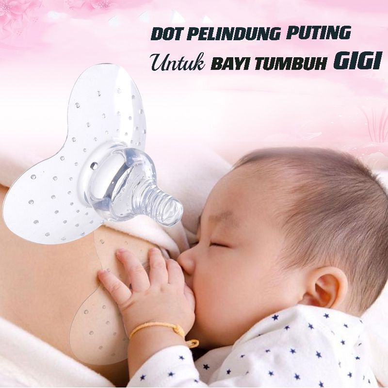 Dot Pelindung Puting Susu Ibu Menyusui Bayi Penutup Payudara dari Gigi