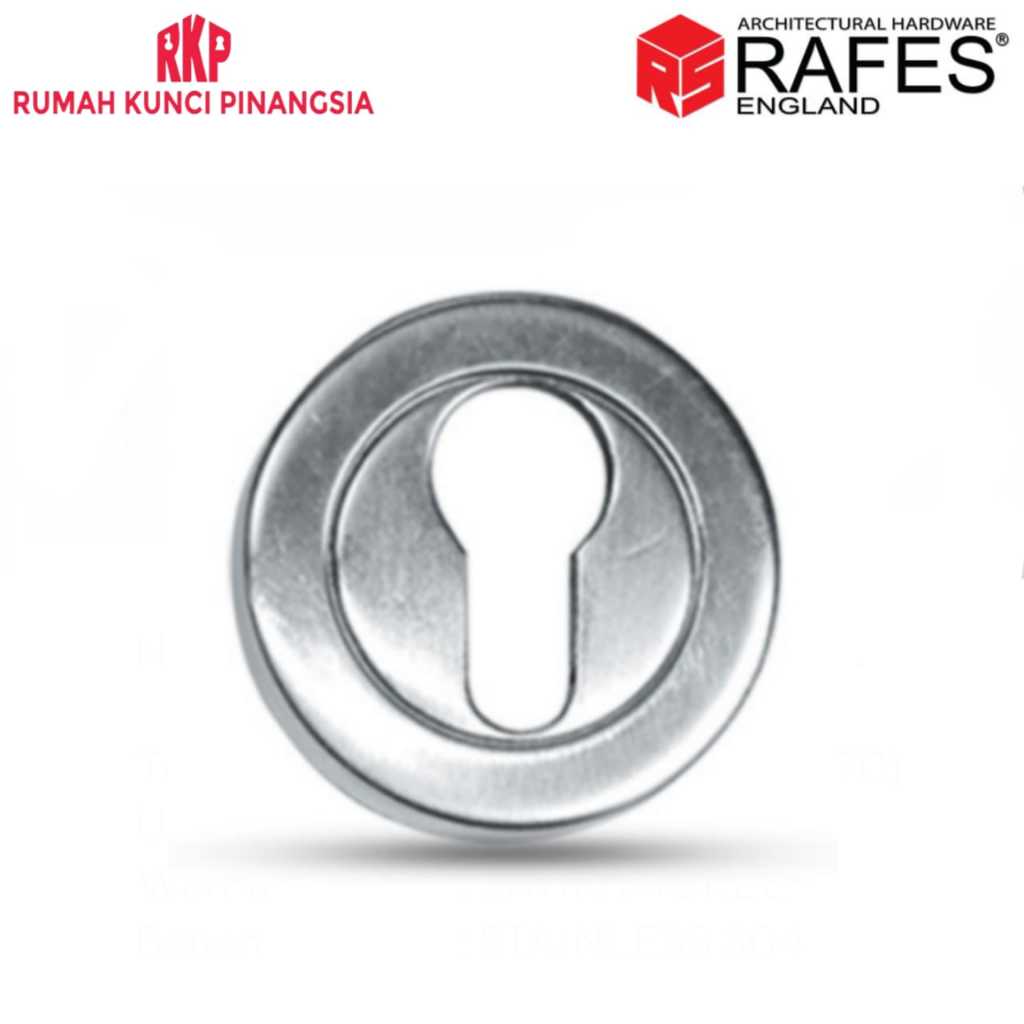 Ring Silinder Kunci Pintu Bulat Silver Doff RAFES RK 3523