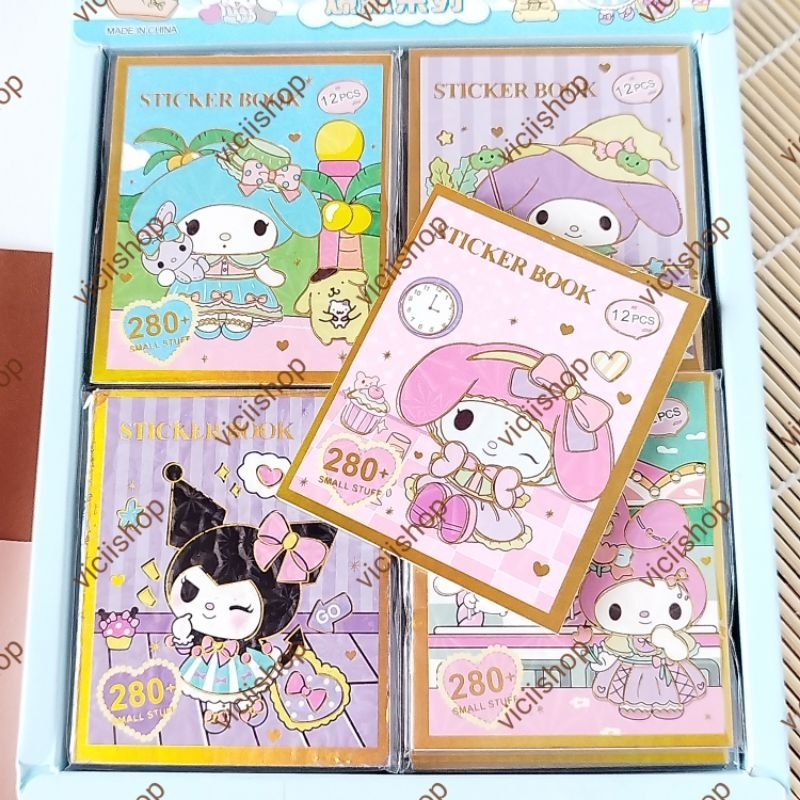 

Stiker Buku Karakter Lucu L4bubu Capybara CryBaby [ 12 Lembar ]/Sticker Book Capybara L4bubu CryBaby × Powerpuff Girls Fun Cewek Cowok