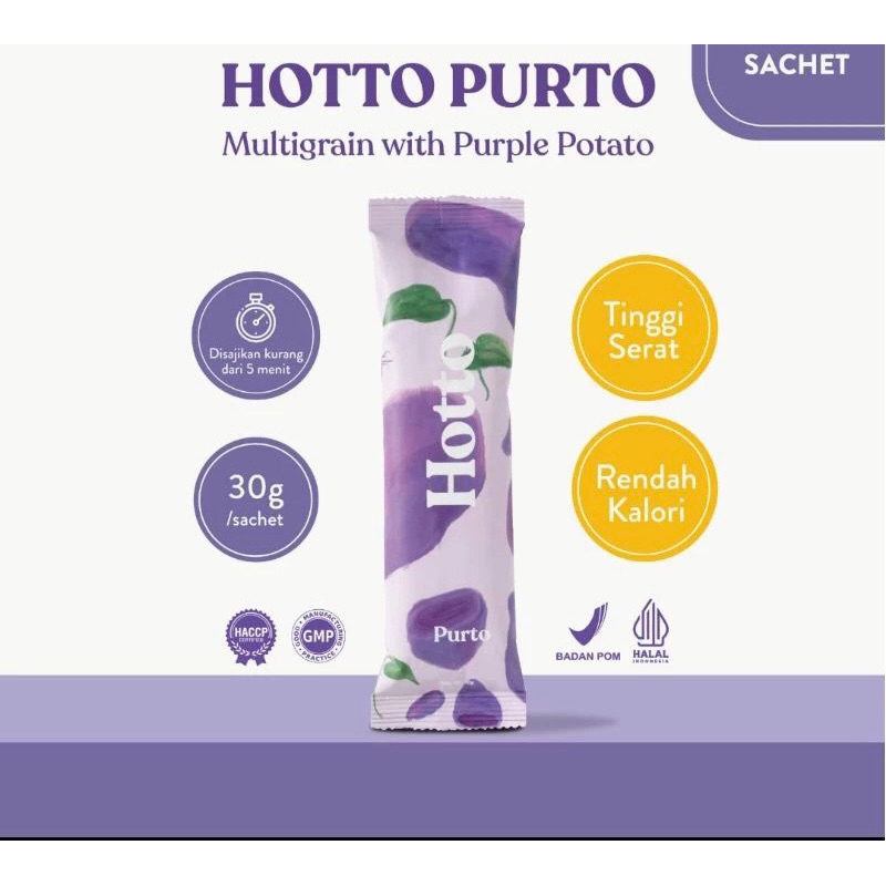 

HOTTO PURTO Multigrain With Purple Potato 1 sachet