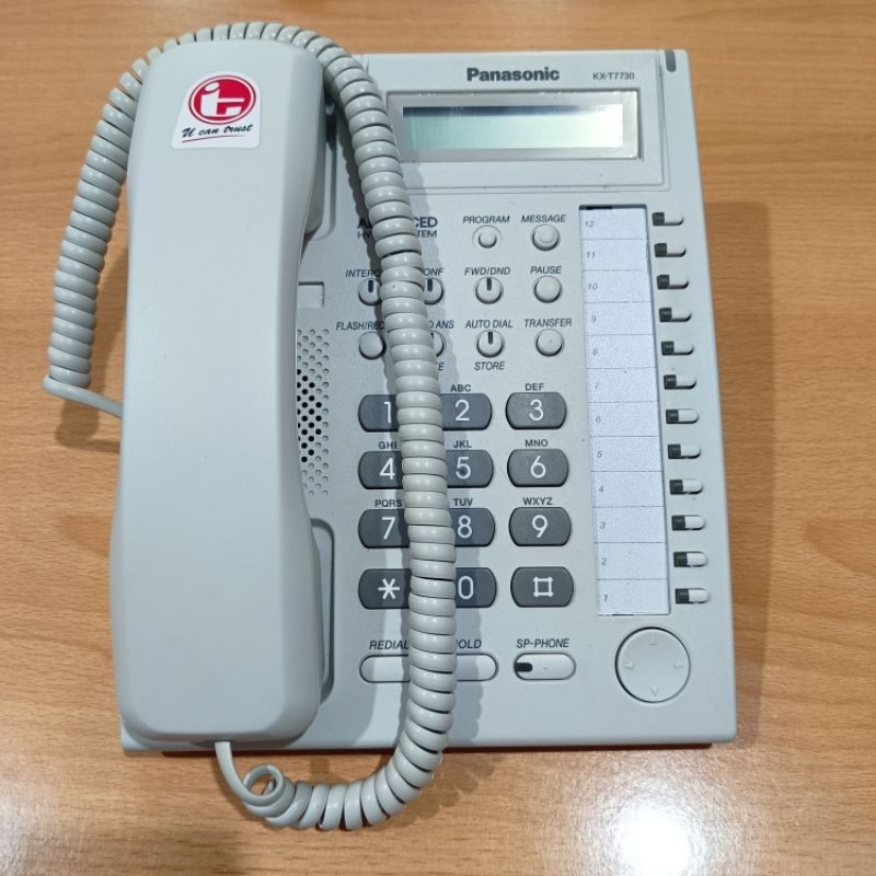 Telepon Panasonic KX-T7730 Key Telephone Digital Unit Second Bagus