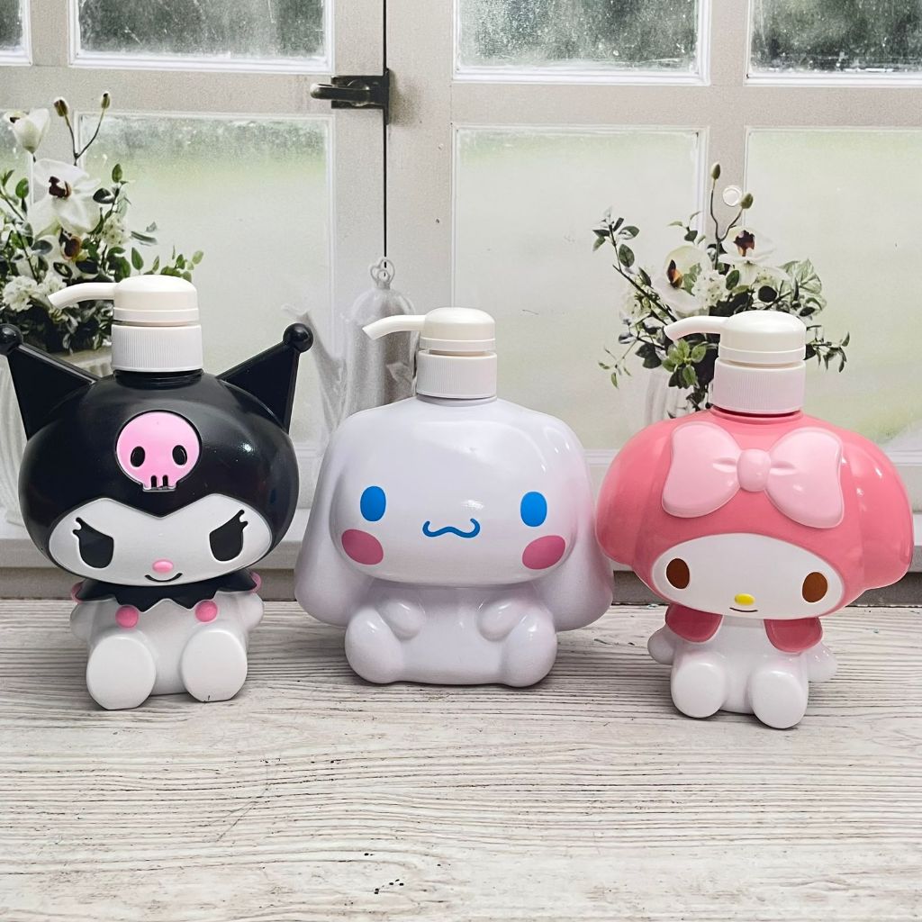 NEW Botol Sabun Cair SANRIO Kuromi Melody Cinnamoroll Super Cute Lucu / Botol Tempat Sabun Cair