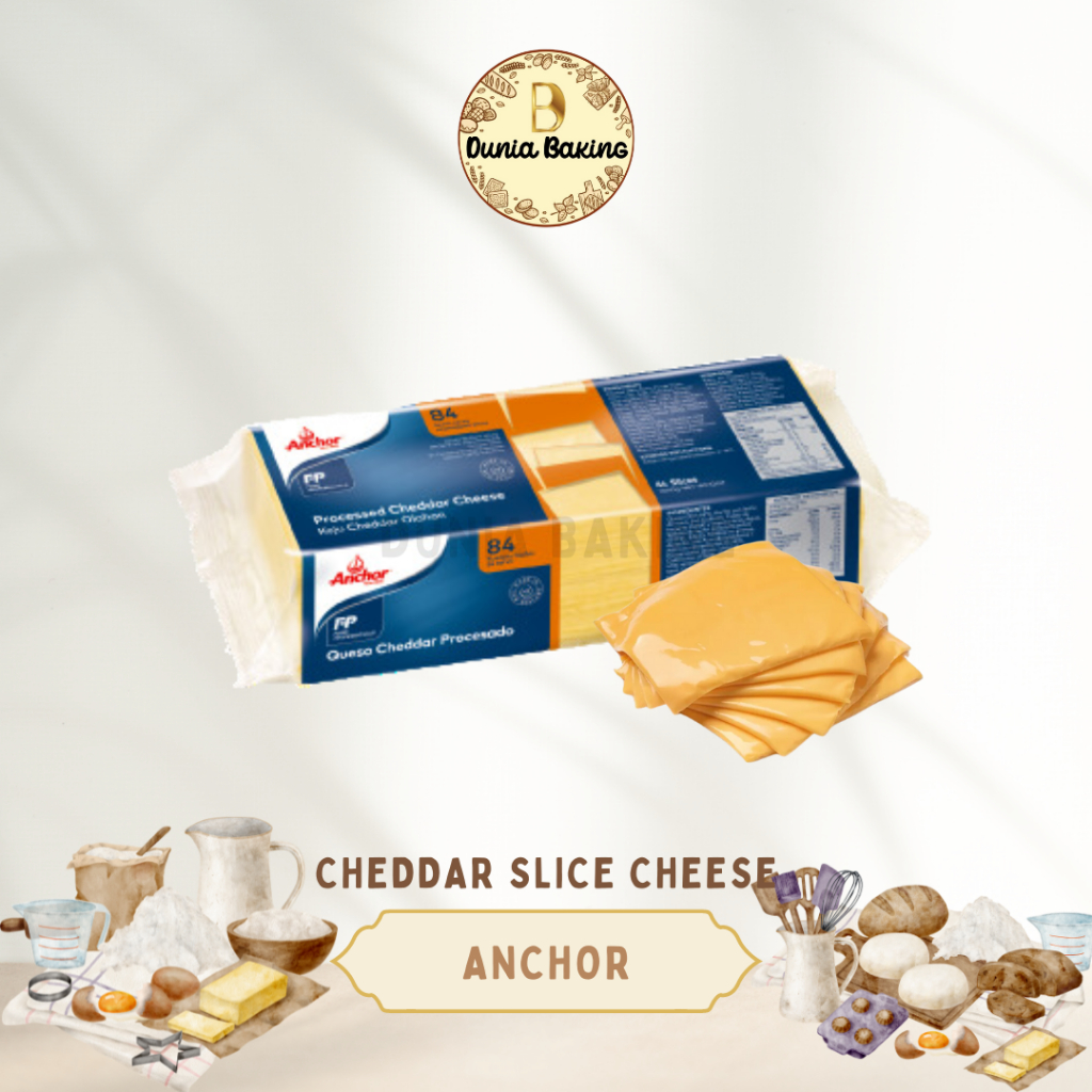 

Anchor Cheddar Slice / keju slice anchor 350gram REPACK - INSTANT SAJA