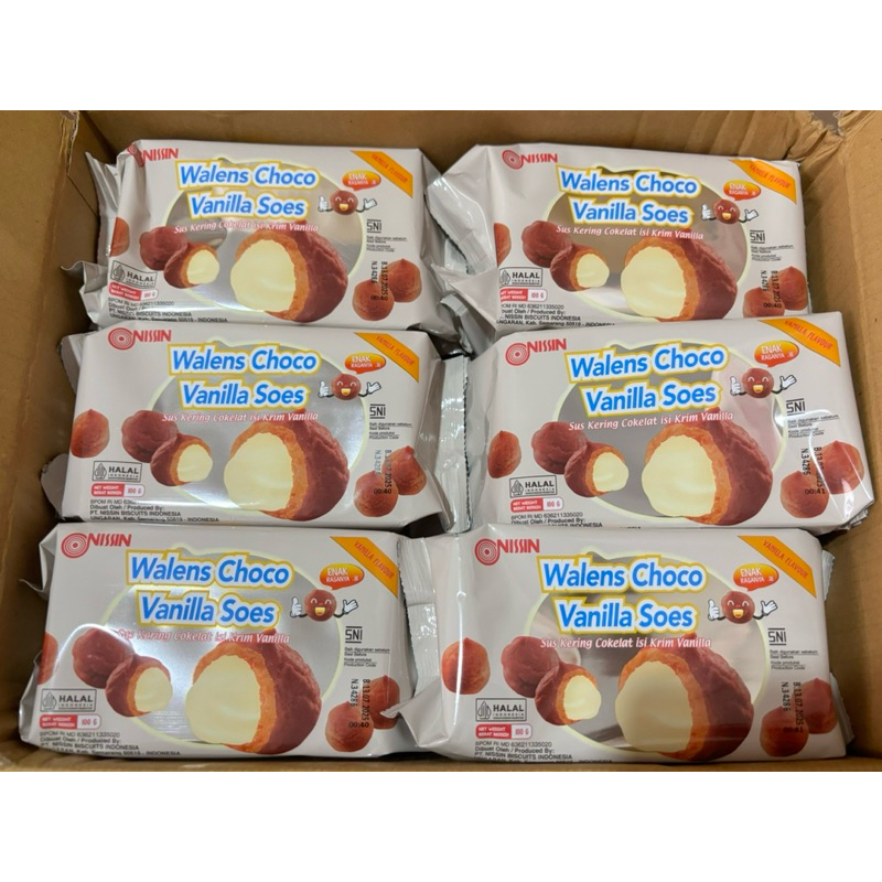 

Nissin Walens Choco Vanilla Soes 100gram