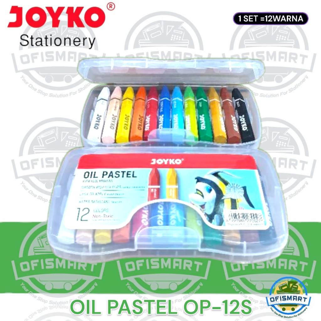 

Joyko Crayon Oil Pastel Krayon Minyak Mewarnai Gambar OP -12S