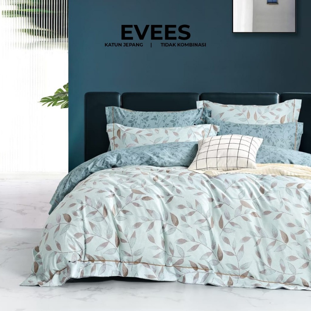 Sprei Set Katun Jepang Original Motif Aesthetic King Size Double Single Bed - Sprei Kasur Aesthetic 