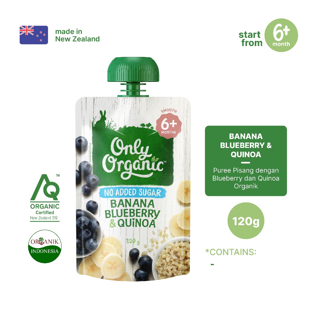 

Only Organic Banana Berries & Yoghurt Brekkie 120 gr