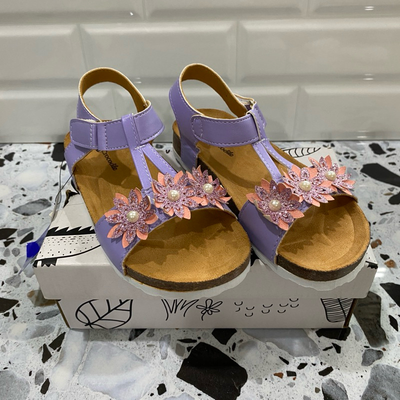 Sandal Anak Perempuan Crocodile Purple Original