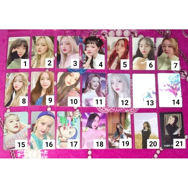 OFFICIAL PHOTOCARD GFRIEND