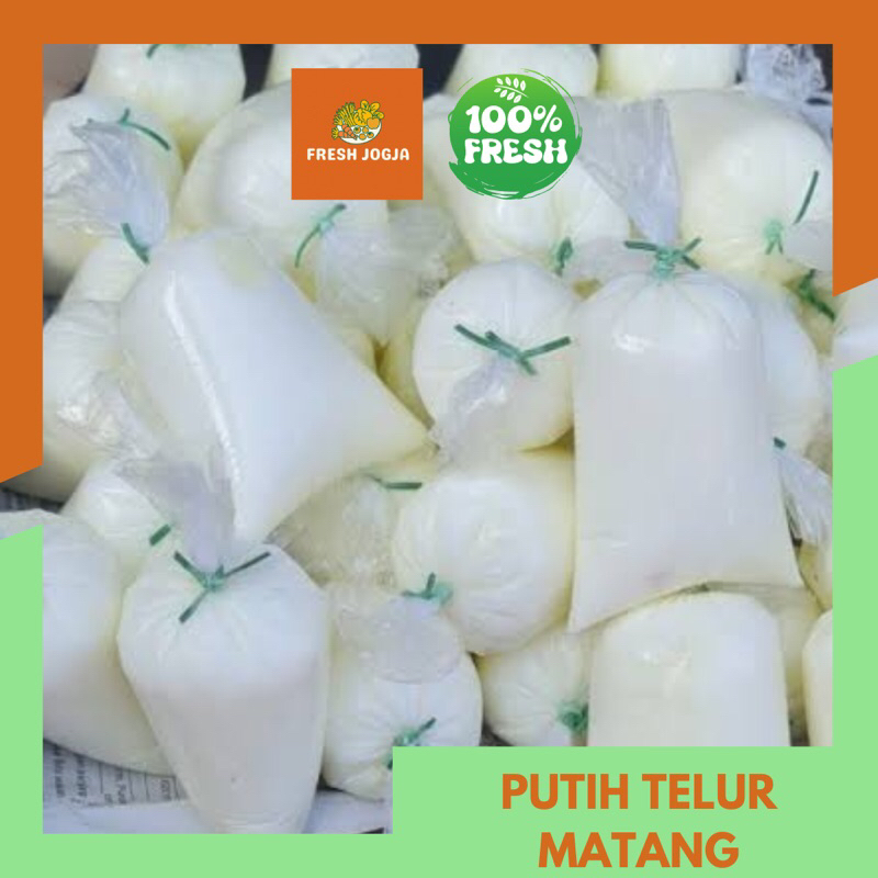 

Putih Telur Matang per Bungkus isi 5pcs | Fresh Jogja