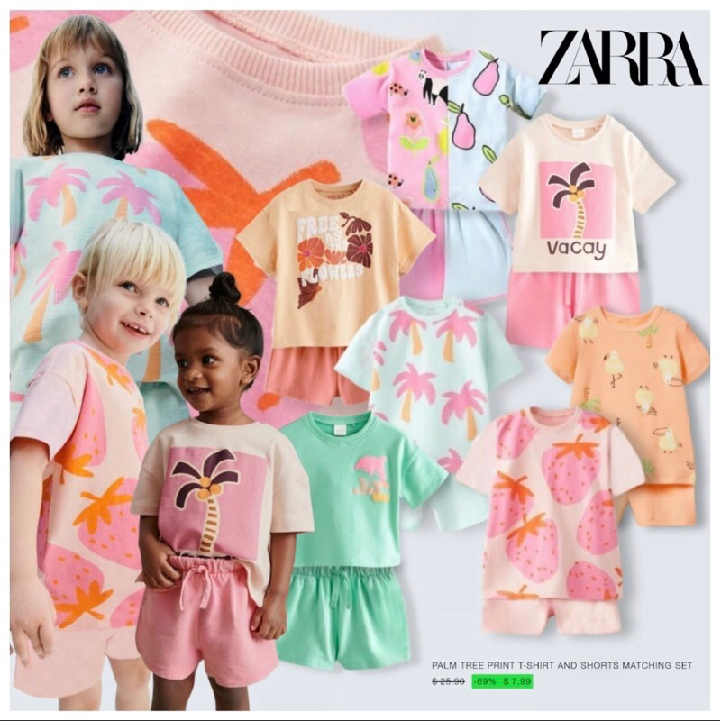 setelan anak zara (UNISEX) / setelan anak perempuan zara / setelan anak laki laki zara / zara kids s