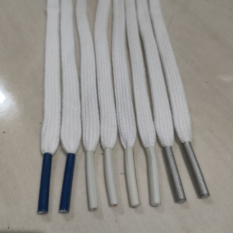 tali sepatu warna putih tulang panjang 125cm ukuran 8mm varian bw