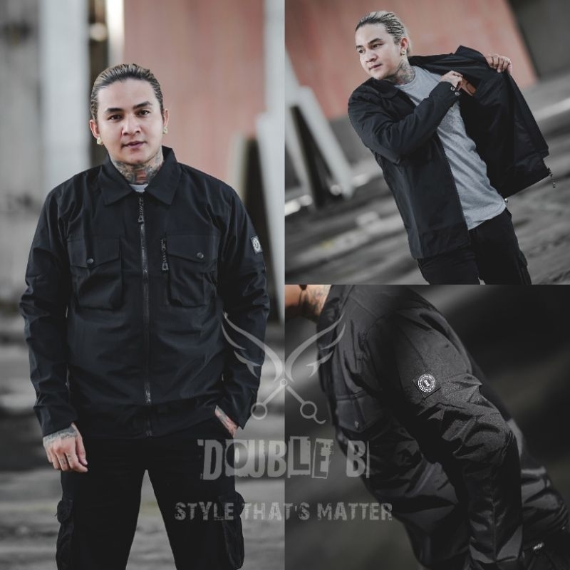 Overshirt Jacket Pria Crinkle - Overshirt Casual Pria Crinkle